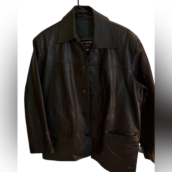 GABI Firenze Italian Leather Jacket Men’s Medium -Italy Genuine Vera Pelle - Picture 1 of 11